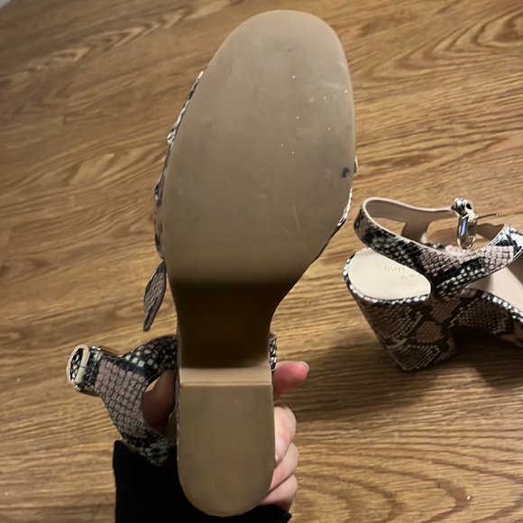 Kate spade snake skin block heel size 6.5 - Picture 4 of 5